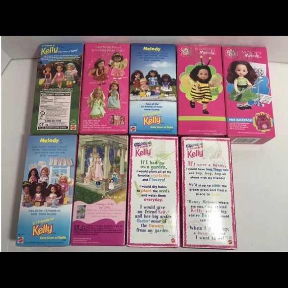 Vtg Lot of 9 Little Friends of Kelly, Melody dolls - Picture 2 of 13
